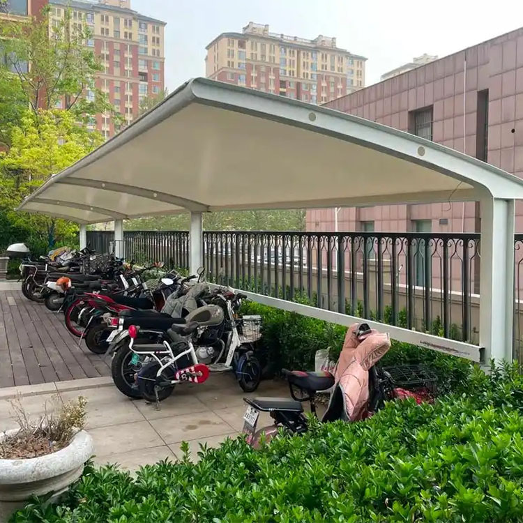 临高县膜结构电动车棚